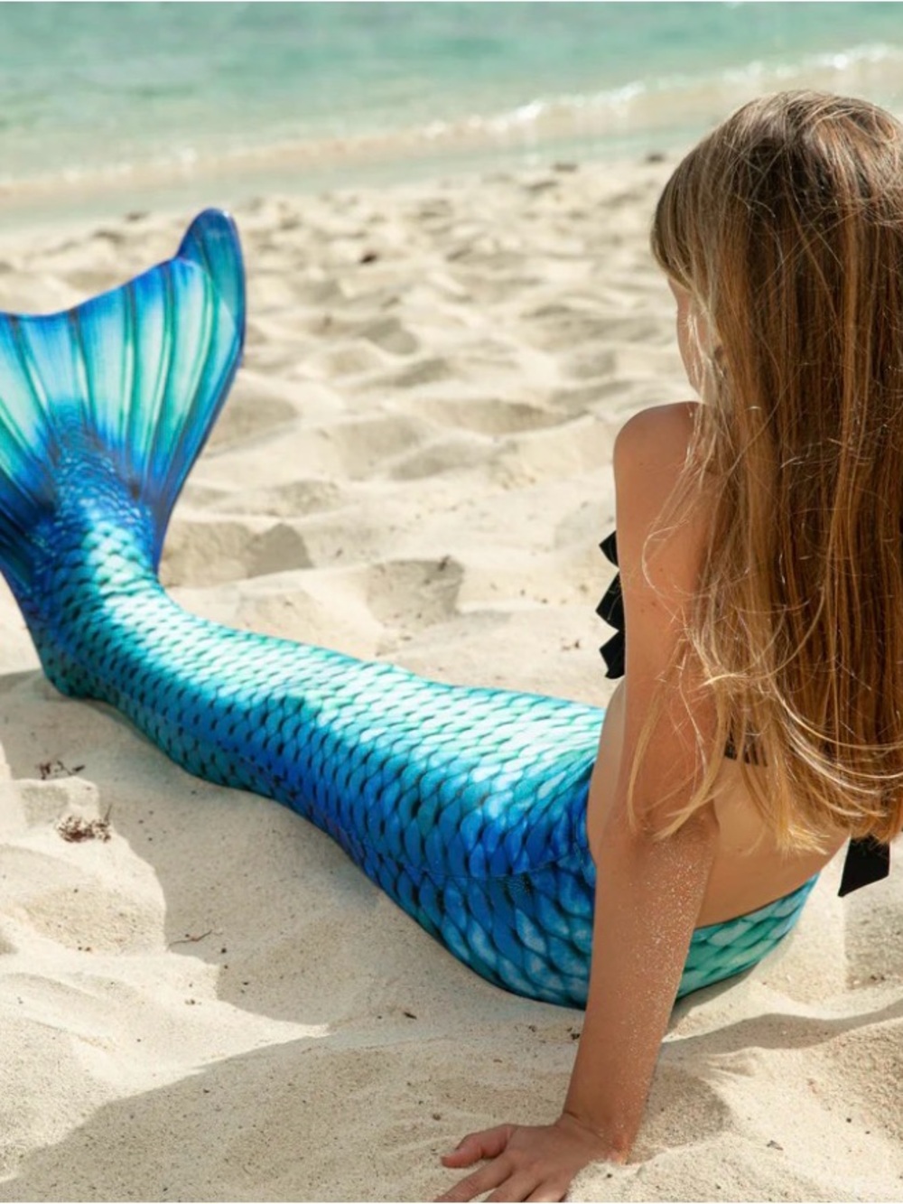 Mermaid Tails (2) with monofin (kids)